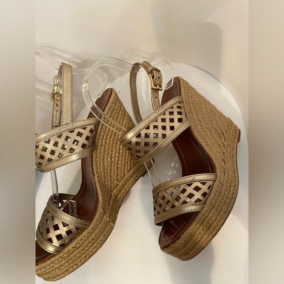 - Tory Burch espadrilles wedges size 7 - Picture 2 of 9
